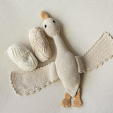 Organic Cotton Crochet Goose Toy