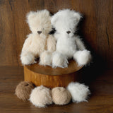 Large Fluffy Knitted Teddy Bear Toy