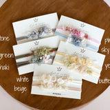 Newborn Fabric Floral Crown for Photography