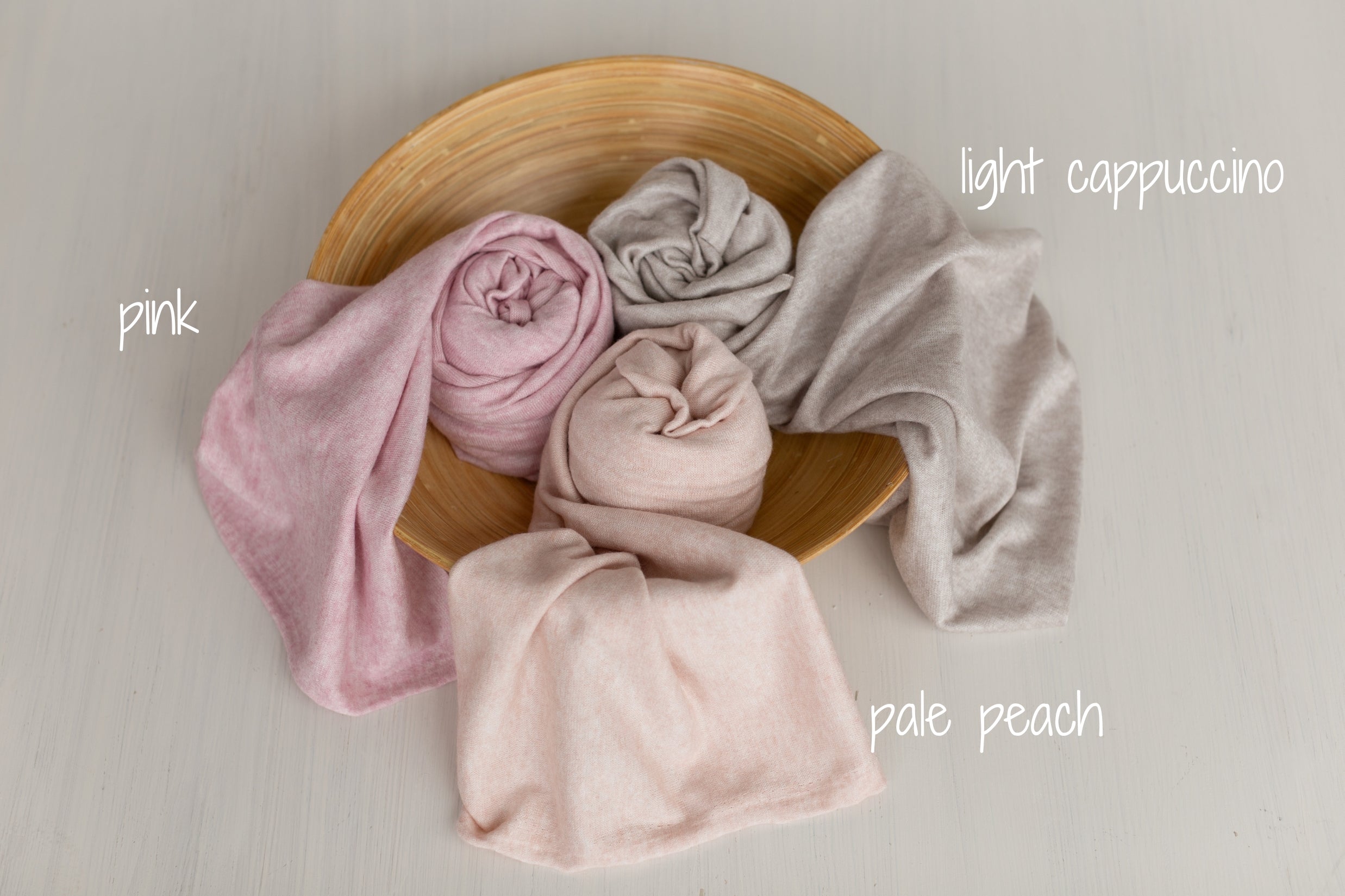 Melange Jersey Fabric Newborn Wrap – Standard & Extra-Long Stretch Wrap