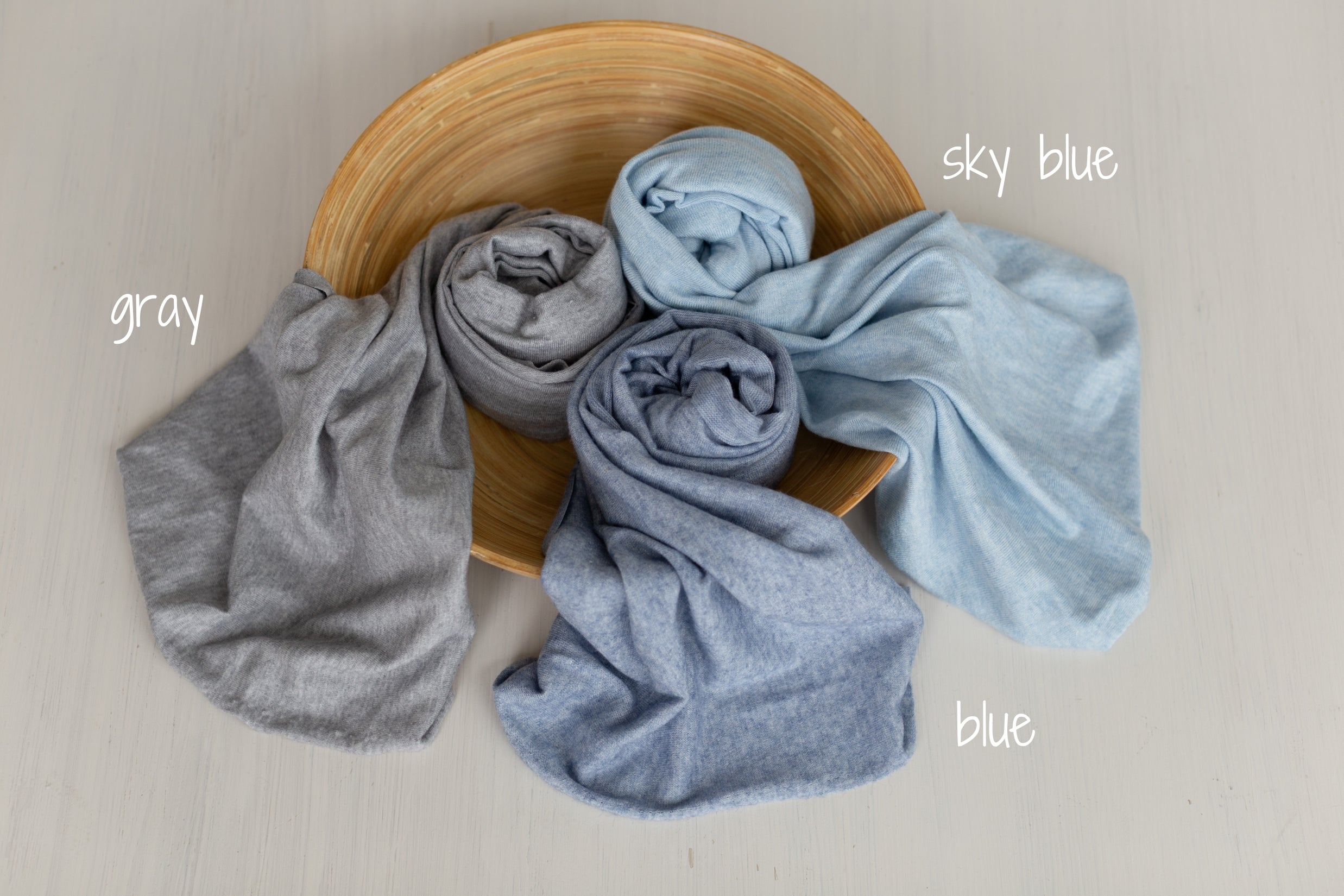 Melange Jersey Fabric Newborn Wrap – Standard & Extra-Long Stretch Wrap