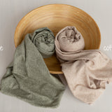 Melange Jersey Fabric Newborn Wrap – Standard & Extra-Long Stretch Wrap