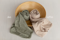 Melange Jersey Fabric Newborn Wrap – Standard & Extra-Long Stretch Wrap