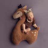 Deer Newborn Stuffed Toy — Posing Pillow Photography Prop