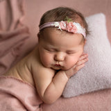 Stretchy Newborn Flower Headband