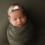 Smooth Stretch Backdrop Fabric and Wrap for Newborn Photography Props