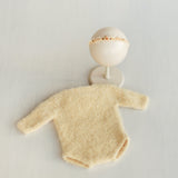 Yellow Pointelle Newborn Photography Prop Set