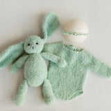 Mint Pointelle Newborn Photography Prop Set