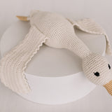Organic Cotton Crochet Goose Toy