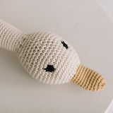 Organic Cotton Crochet Goose Toy