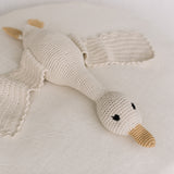 Organic Cotton Crochet Goose Toy