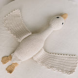 Organic Cotton Crochet Goose Toy