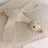 Organic Cotton Crochet Goose Toy