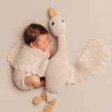 Organic Cotton Crochet Goose Toy