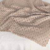 Organic Cotton Scalloped Edge Newborn Blanket