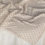 Organic Cotton Scalloped Edge Newborn Blanket