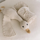 Organic Cotton Scalloped Edge Newborn Blanket