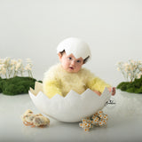 Baby Egg Costume for Easter: Hat and Eggshell
