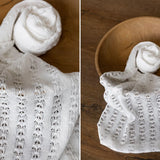 White Newborn Posing Fabric Wraps
