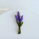 Felted Flowers for Newborn Photography - Handmade Wool Floral Prop