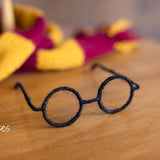 Newborn Wizard Outfit Set: Felted Sorting Hat, Owl Toy, Magic Wand & Knitted Scarf