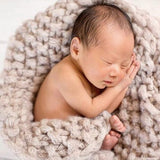 Newborn Knitted Blanket, Newborn Knit Blanket Set,Newborn knit cover,Newborn photography props,Newborn pillow,Newborn props for photography