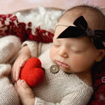 Newborn Rainbow Felted Heart Set, Newborn photography props, Newborn Rainbow photo props,Newborn felted prop,Baby Rainbow Felted Wool Hearts