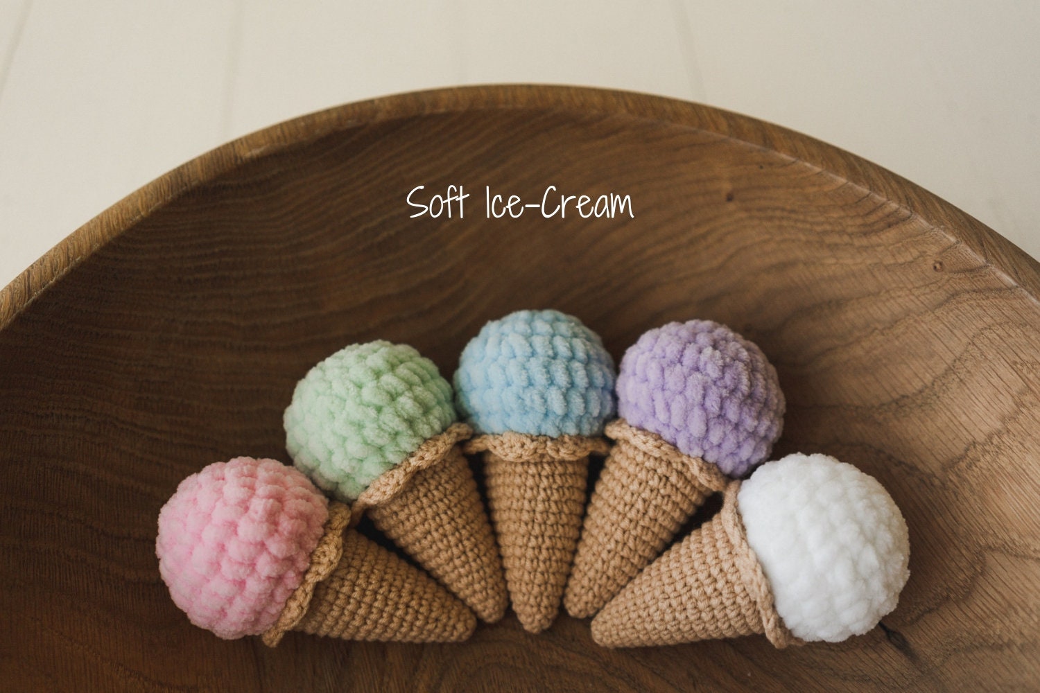 Newborn Doughnut Photo Prop, Newborn Photography Ice-cream Toy, Newborn photography props,Newborn Accessories Photo Prop,Newborn Knitted Toy