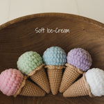 Newborn Doughnut Photo Prop, Newborn Photography Ice-cream Toy, Newborn photography props,Newborn Accessories Photo Prop,Newborn Knitted Toy