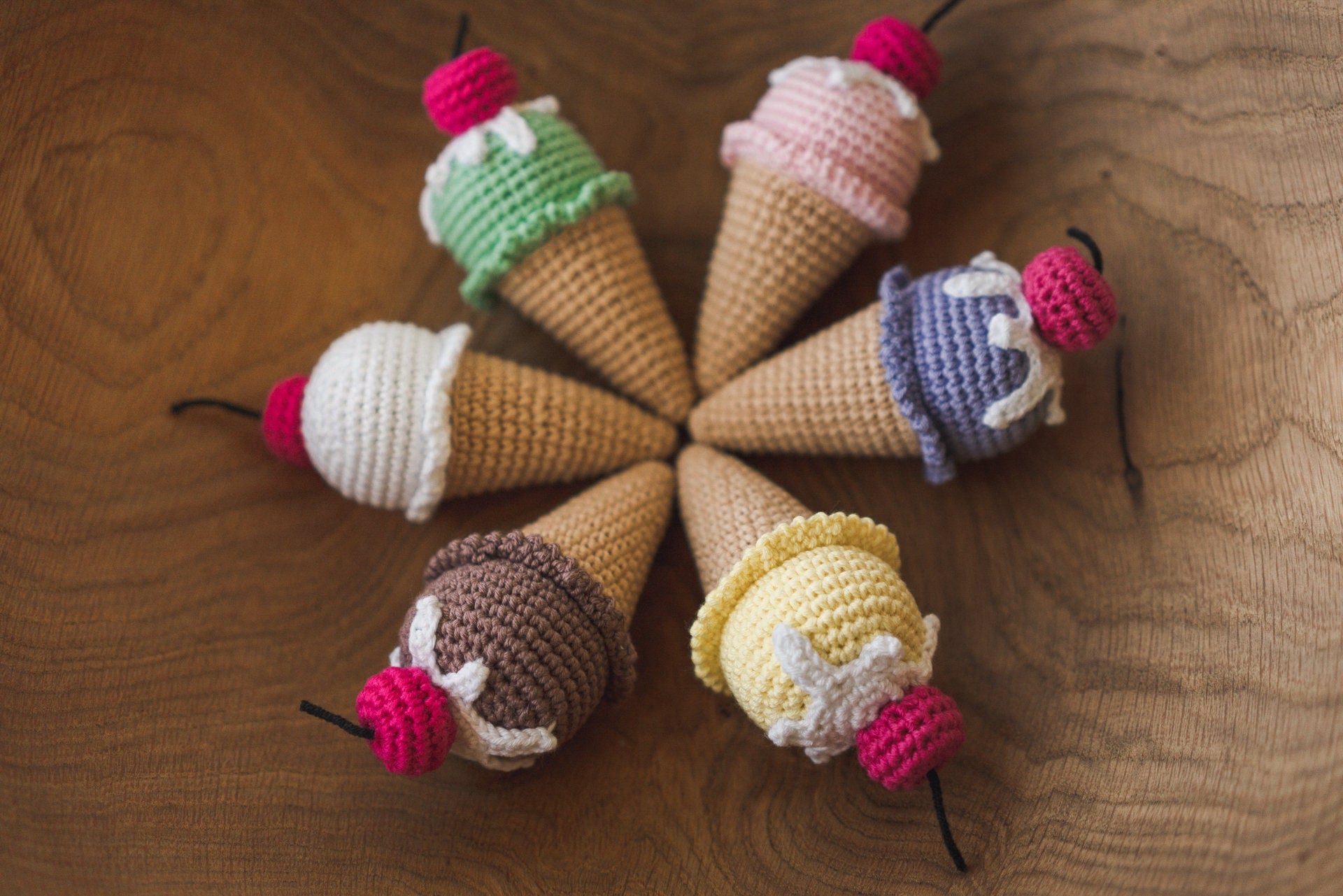 Newborn Doughnut Photo Prop, Newborn Photography Ice-cream Toy, Newborn photography props,Newborn Accessories Photo Prop,Newborn Knitted Toy