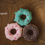 Newborn Doughnut Photo Prop, Newborn Photography Ice-cream Toy, Newborn photography props,Newborn Accessories Photo Prop,Newborn Knitted Toy