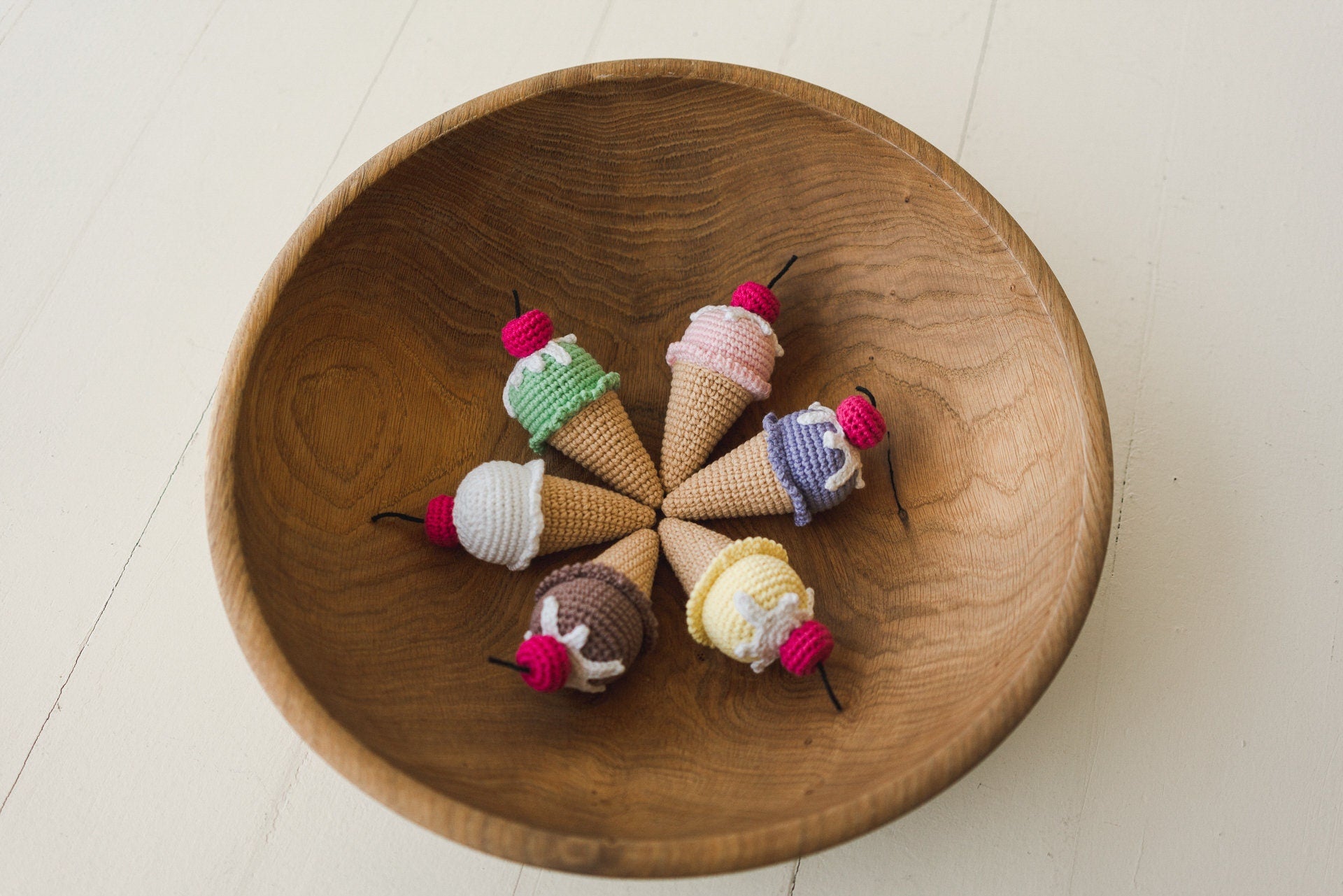 Newborn Doughnut Photo Prop, Newborn Photography Ice-cream Toy, Newborn photography props,Newborn Accessories Photo Prop,Newborn Knitted Toy