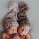 Newborn Knit Sleep Hat with Pants, Newborn Knitted Outfit, Newborn photography props, Coming Home Outfit Baby, Unisex Baby Knitted Outfit