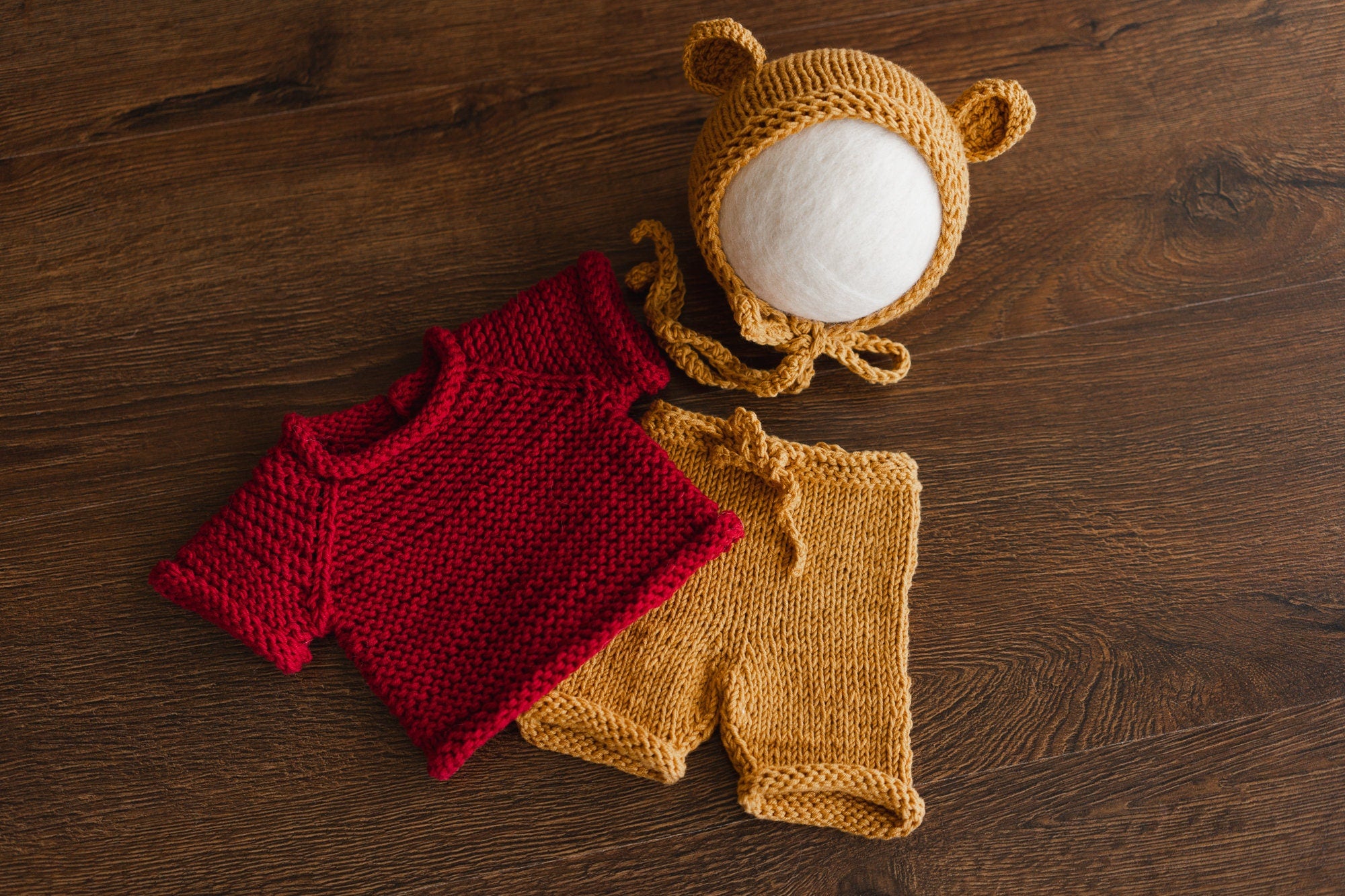 Newborn Teddy Bear Outfit, Baby First Birthday Outfit, Newborn Photography props, Newborn Coming Home Outfit Boy, Newborn Bear Outfit