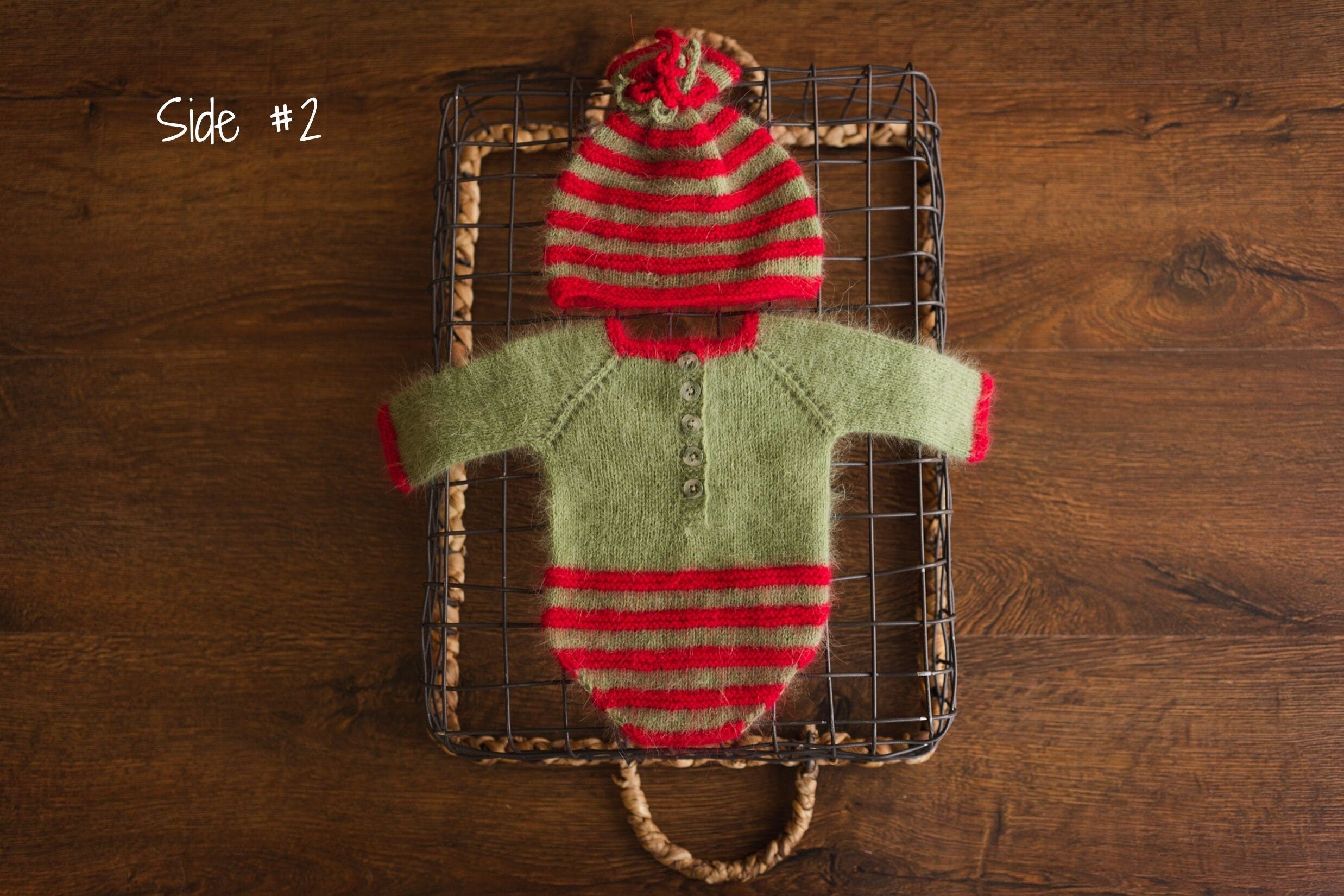 Newborn Elf Outfit, Newborn Christmas Outfit, Newborn Xmas Outfit, Newborn Photography Props, Newborn Photography Outfit Christmas style