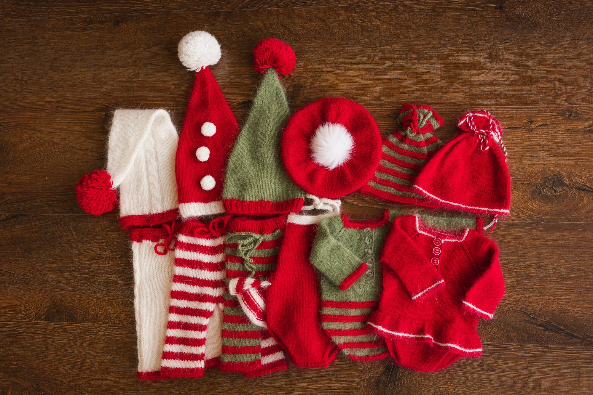 Newborn Elf Outfit, Newborn Christmas Outfit, Newborn Xmas Outfit, Newborn Photography Props, Newborn Photography Outfit Christmas style