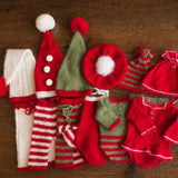 Newborn Elf Outfit, Newborn Christmas Outfit, Newborn Xmas Outfit, Newborn Photography Props, Newborn Photography Outfit Christmas style
