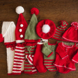 Newborn Christmas Outfit, Newborn Santa Claus Outfit, Christmas Newborn Outfit, Newborn Photography Props, Newborn Christmas Photo Outfit