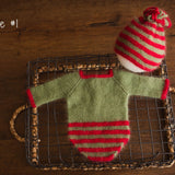 Newborn Elf Outfit, Newborn Christmas Outfit, Newborn Xmas Outfit, Newborn Photography Props, Newborn Photography Outfit Christmas style