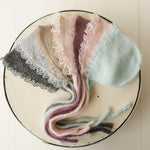 Newborn Knit Bonnet and Wrap for Newborn Photography Prop, Baby Crochet Bonnet, Newborn Girl Coming Home Outfit Newborn, New Baby Gift Girl