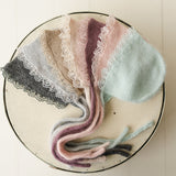 Newborn Knit Bonnet and Wrap for Newborn Photography Prop, Baby Crochet Bonnet, Newborn Girl Coming Home Outfit Newborn, New Baby Gift Girl