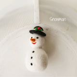 Newborn Christmas Toys, Newborn Knitted Toy, Newborn Santa Claus Toy,Newborn Snowman Felted Toy, Christmas Lollipop Toy, Gingerbread Man