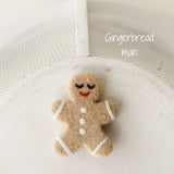 Newborn Christmas Toys, Newborn Knitted Toy, Newborn Santa Claus Toy,Newborn Snowman Felted Toy, Christmas Lollipop Toy, Gingerbread Man