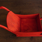 Newborn Wooden Sleigh, Newborn Red Sled, Newborn Sleigh Photo Prop, Newborn Photography Props, Christmas Newborn Photo Props