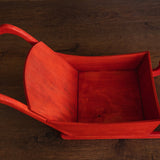 Newborn Wooden Sleigh, Newborn Red Sled, Newborn Sleigh Photo Prop, Newborn Photography Props, Christmas Newborn Photo Props