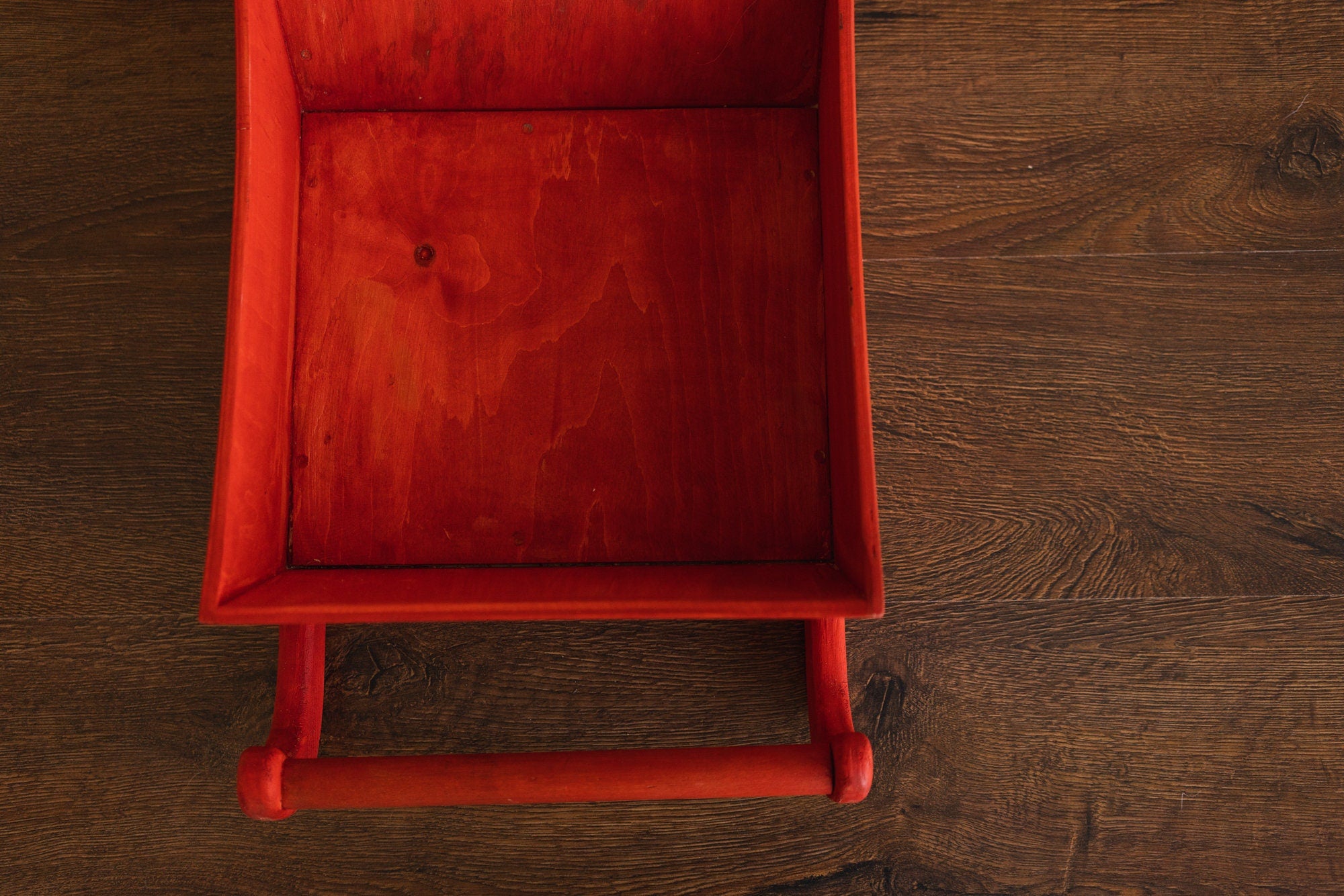 Newborn Wooden Sleigh, Newborn Red Sled, Newborn Sleigh Photo Prop, Newborn Photography Props, Christmas Newborn Photo Props