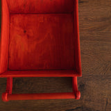 Newborn Wooden Sleigh, Newborn Red Sled, Newborn Sleigh Photo Prop, Newborn Photography Props, Christmas Newborn Photo Props