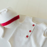 Newborn Christmas Outfit, Newborn Santa Claus Outfit, Christmas Newborn Outfit, Newborn Photography Props, Newborn Christmas Photo Outfit