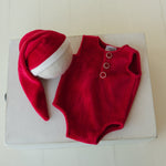 Newborn Christmas Outfit, Newborn Santa Claus Outfit, Christmas Newborn Outfit, Newborn Photography Props, Newborn Christmas Photo Outfit