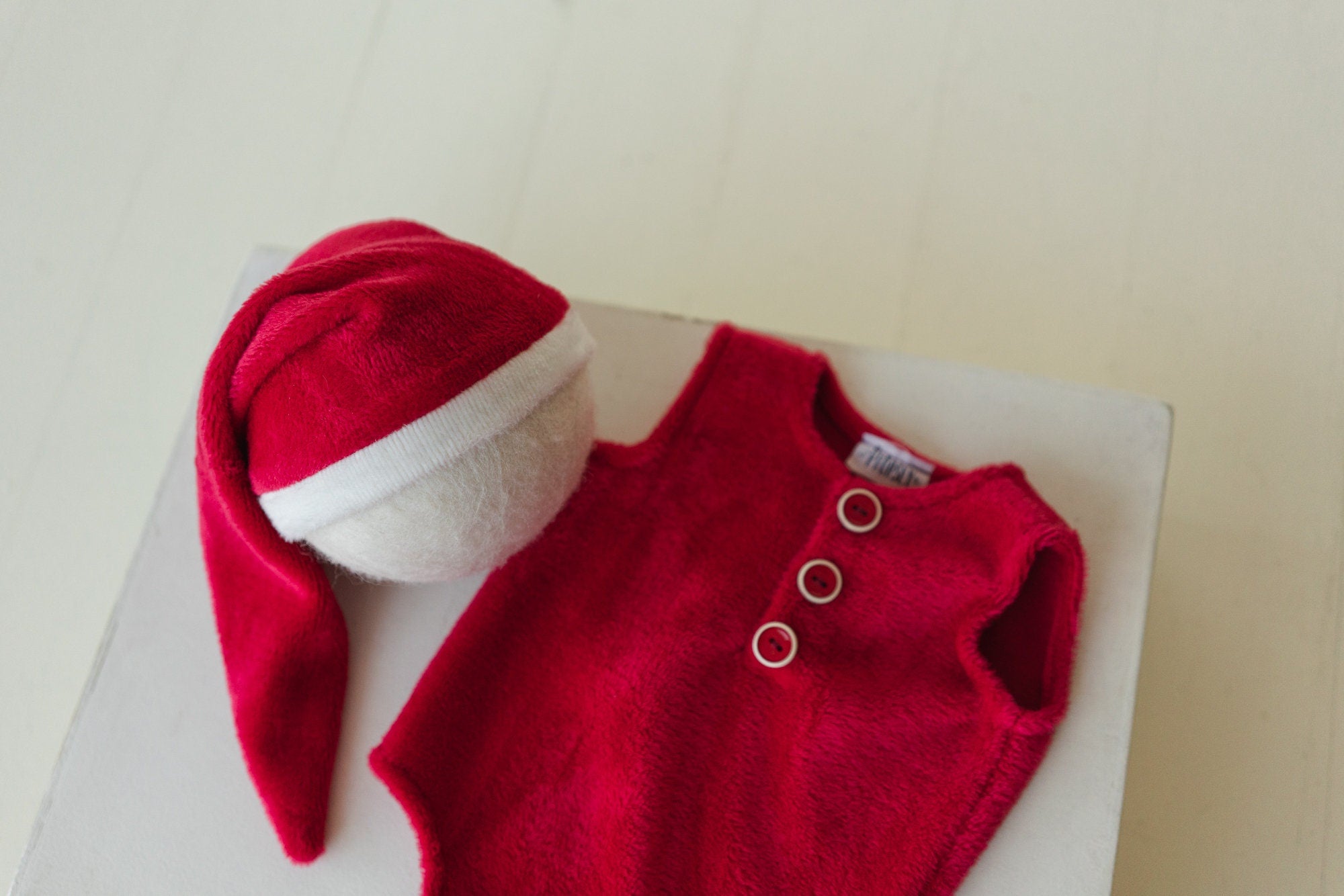Newborn Christmas Outfit, Newborn Santa Claus Outfit, Christmas Newborn Outfit, Newborn Photography Props, Newborn Christmas Photo Outfit
